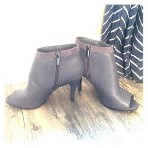 Cato peep toe booties